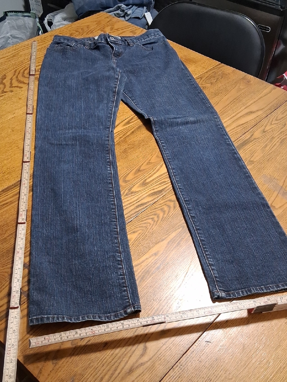 GAP JEANS Womens 2L  MODERN BOOT BOOTCUT Preowned Kick STRETCH Denim Used Pants